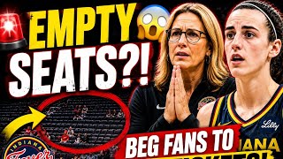 “Indiana Fever Beg Fans to Buy Tickets After SHOCKING Empty Seats 😳”#viralvideo #sports