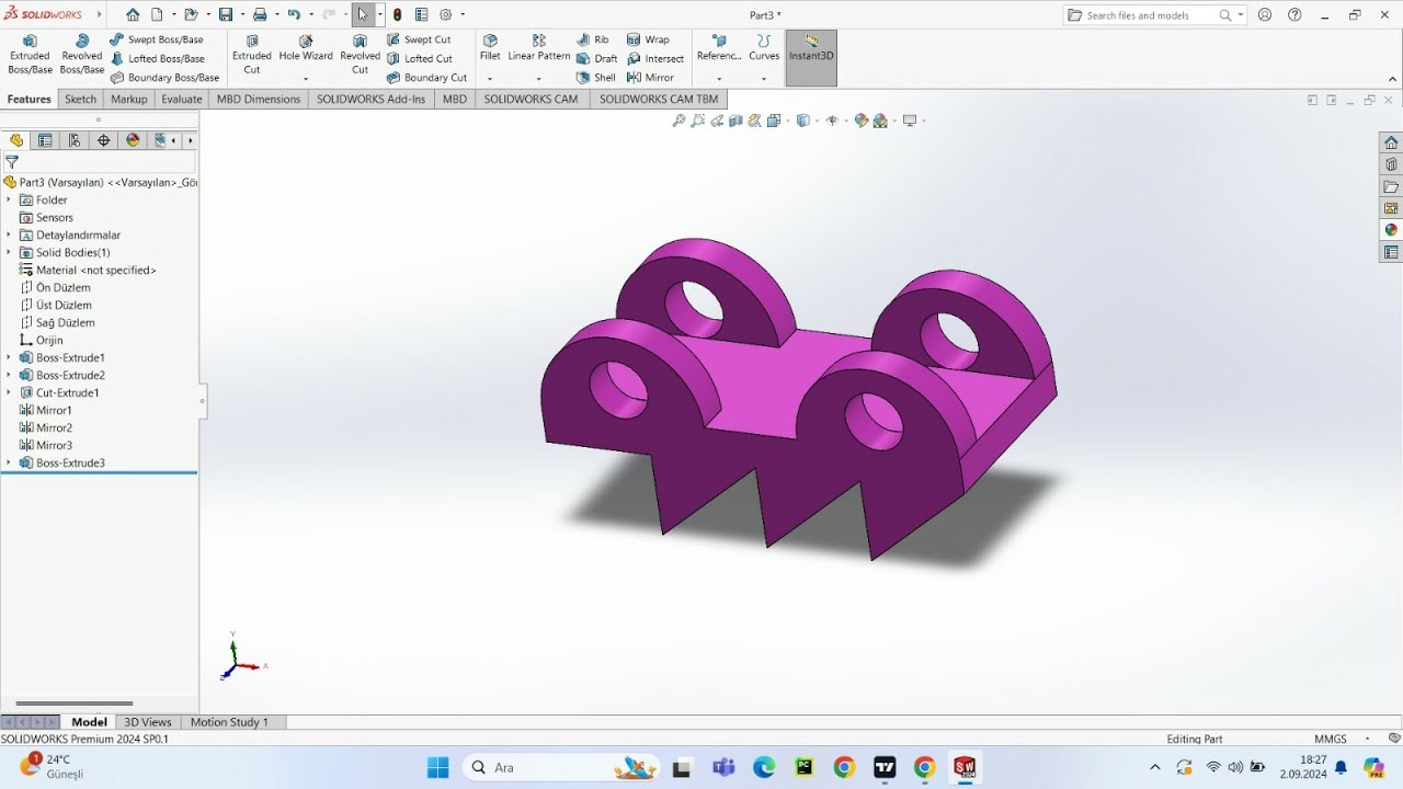 Solidworks design tutorial lecture (41) - YouTube