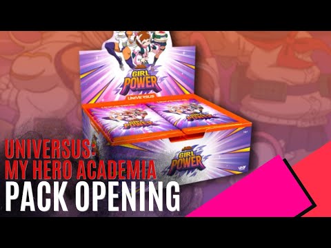 Pack Opening] UniVersus // My Hero Academia - Girl Power - YouTube