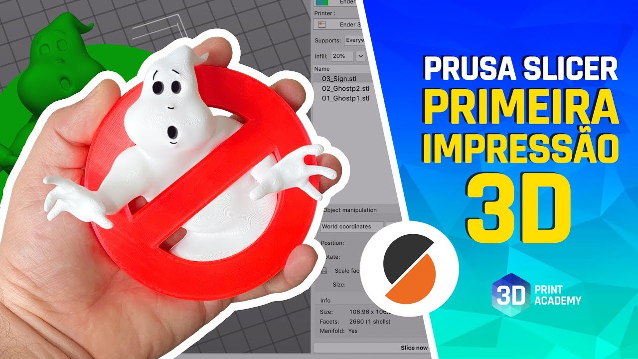 PRUSA SLICER: Como IMPRIMIR 3D sua PRIMEIRA PEÇA e instalar sua Impressora 3D no fatiador