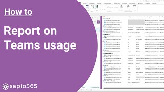Team usage reports