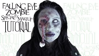 Falling Eye Zombie Halloween Special Fx Makeup Tutorial
