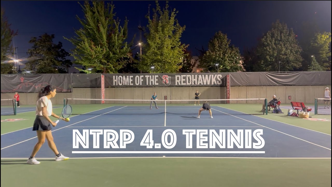 NTRP 4.0 Tennis - Monday Night Women's Doubles edition - YouTube