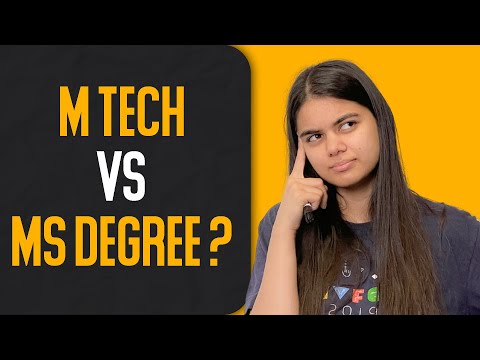 Video: Hvorfor mtech efter btech?