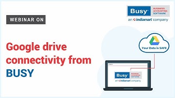 Google Drive Connectivity from BUSY (English)