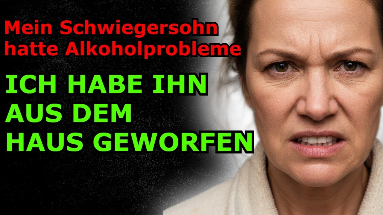 Mein Schwiegersohn hatte Alkoholprobleme, ich habe ihn aus dem Haus geworfen