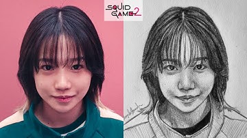 How To Draw Player 222 Jun-hee From Squid Game 2 | Step by Step Drawing Tutorial