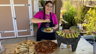 CEVICHE DE PESCADO Y CAMARONES CON CHILE NEGRO!