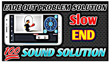 Kinemaster audio fade out problem and solution| How to solve audio last sound fixed kinemaster
