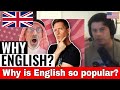 American Reacts Why Does The Whole World Speak English?