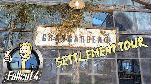 Greygarden Settlement Tour - The Story So Far - Fallout 4 (No Mods Build PS4 / PS5)