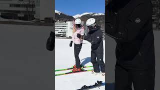 You can actually learn to ski this quickly! ⛷️ #skiing #beginner #tips