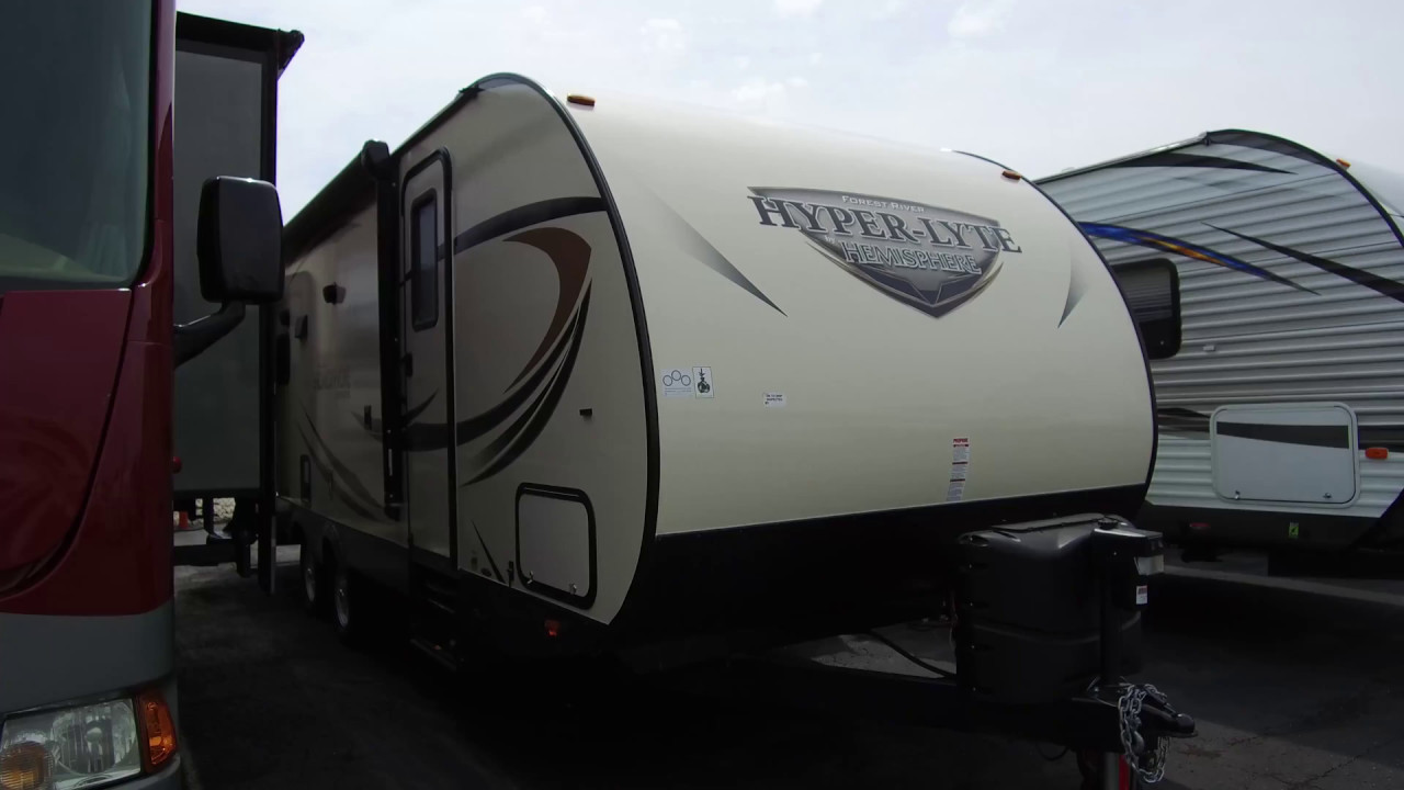 2017 Forest River Salem Hemisphere Hyper lyte 26RLHL Light Weight Luxury Travel Trailer with Amarett