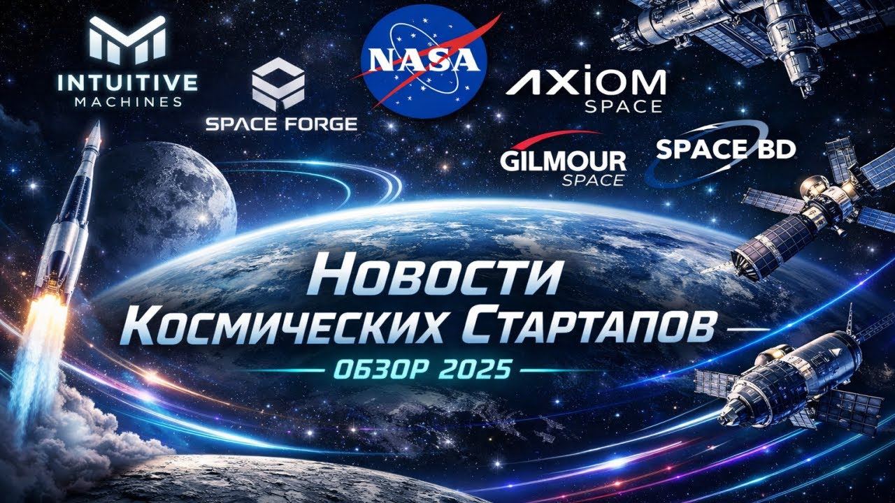 Новости Космических Стартапов 🚀 Intuitive Machines, Space Forge, NASA, Axiom, Gilmour, Space BD