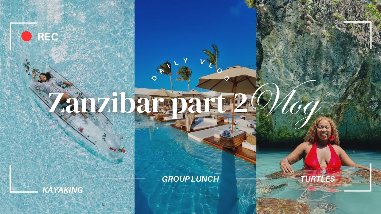 Zanzibar vlog part 2 | swimming with turtles | Spice farm tour | Getting lost | finding street food 