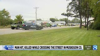 PD: Man hit, killed in Muskegon Twp. crash