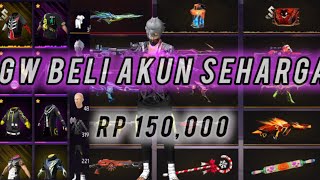 review akun free fire seharga 150k gimana ya isinya 🤔