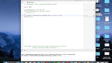 Get Start with Swift video 12 Closures