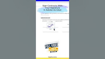 Create & Use Electronic Signature on PDF, Word, Outlook & Excel 1  #tutorial #esignature #esign