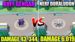 Buff Gengar vs Nerf Duraludon Who is best after update?? | Pokémon Unite