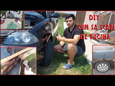 Cum sa chituesti si sa scapi de rugina. Reconditionare aripa Seat ibiza fr