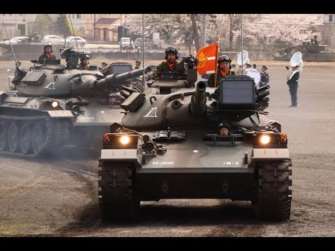 【観閲行進】戦車登場シーンだけ抜粋　駒門駐屯地創立58周年記念行事2018