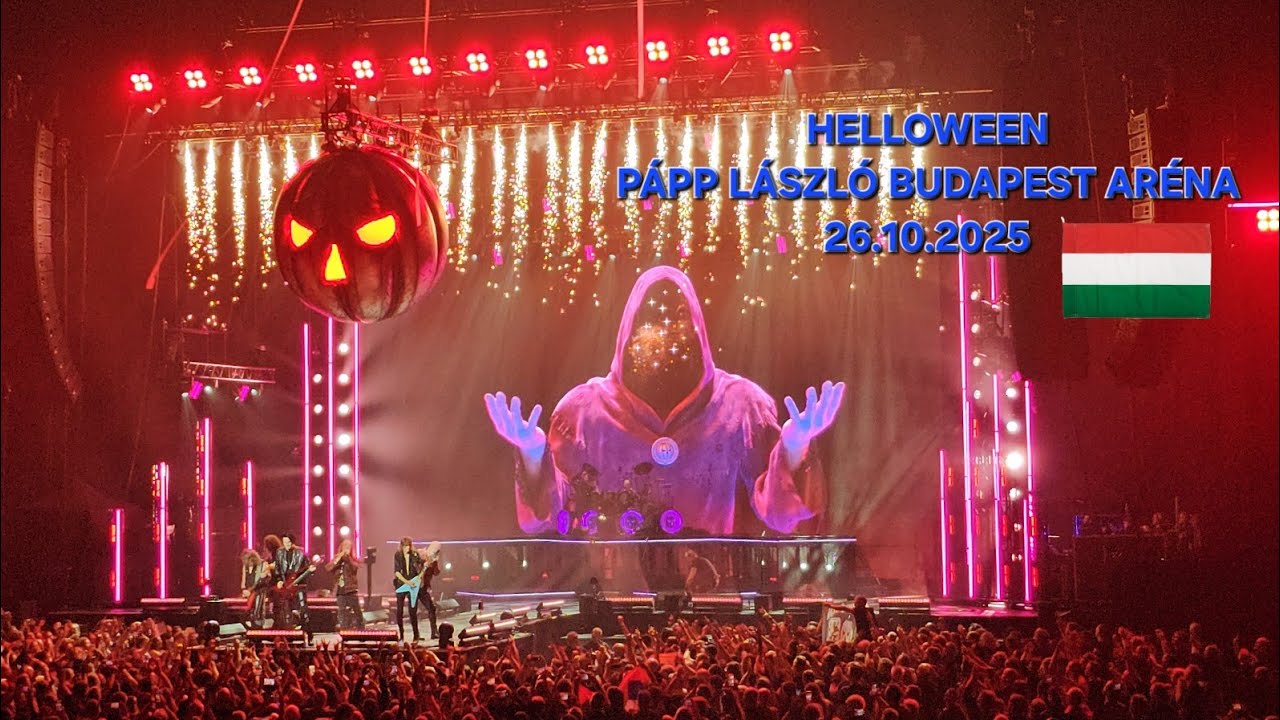 HELLOWEEN - 40 YEARS - ANNIVERSARY WORLD TOUR 2025 - PAPP LÁSZLÓ BUDAPEST SPORTARÉNA - 26.10.2025