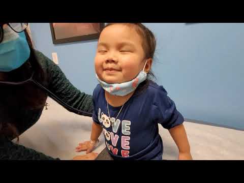 BRAVE 3 YEARS OLD TODDLER AT DOCTOR VISIT  DURING COVID  11|13|20