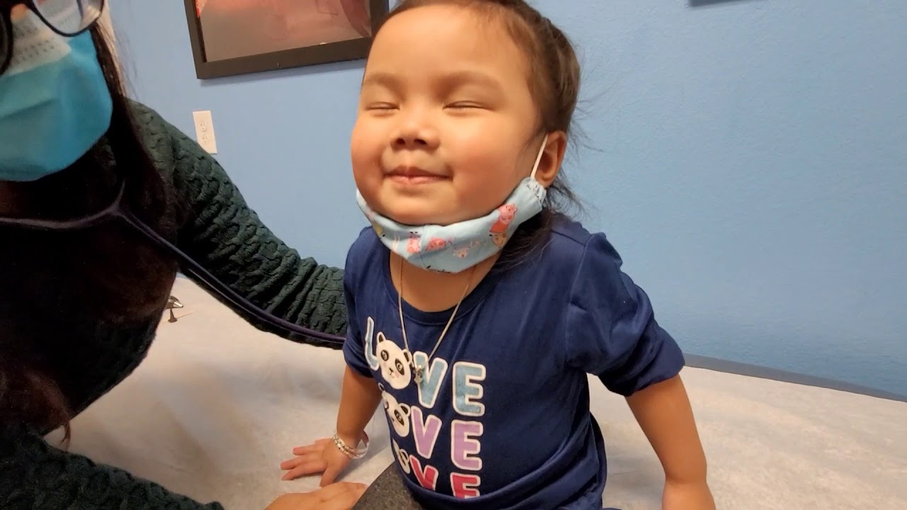 BRAVE 3 YEARS OLD TODDLER AT DOCTOR VISIT  DURING COVID  11|13|20