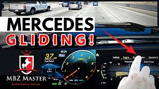 Can your car GLIDE? Mercedes Gliding Mode Demo... STOP wasting gas and START saving $$$!