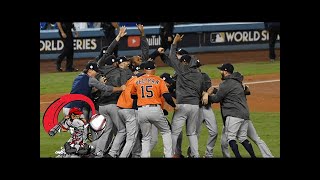 Look: here's what the astros' world series championship shirts and hats looks like