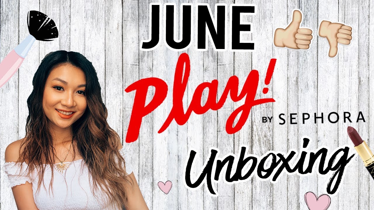 June Sephora PLAY! Box Unboxing & Try-On | Karen Lin