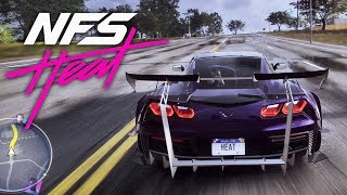 NEED FOR SPEED HEAT - K.S Edition Corvette Gameplay & Lamborghini Countach Customization
