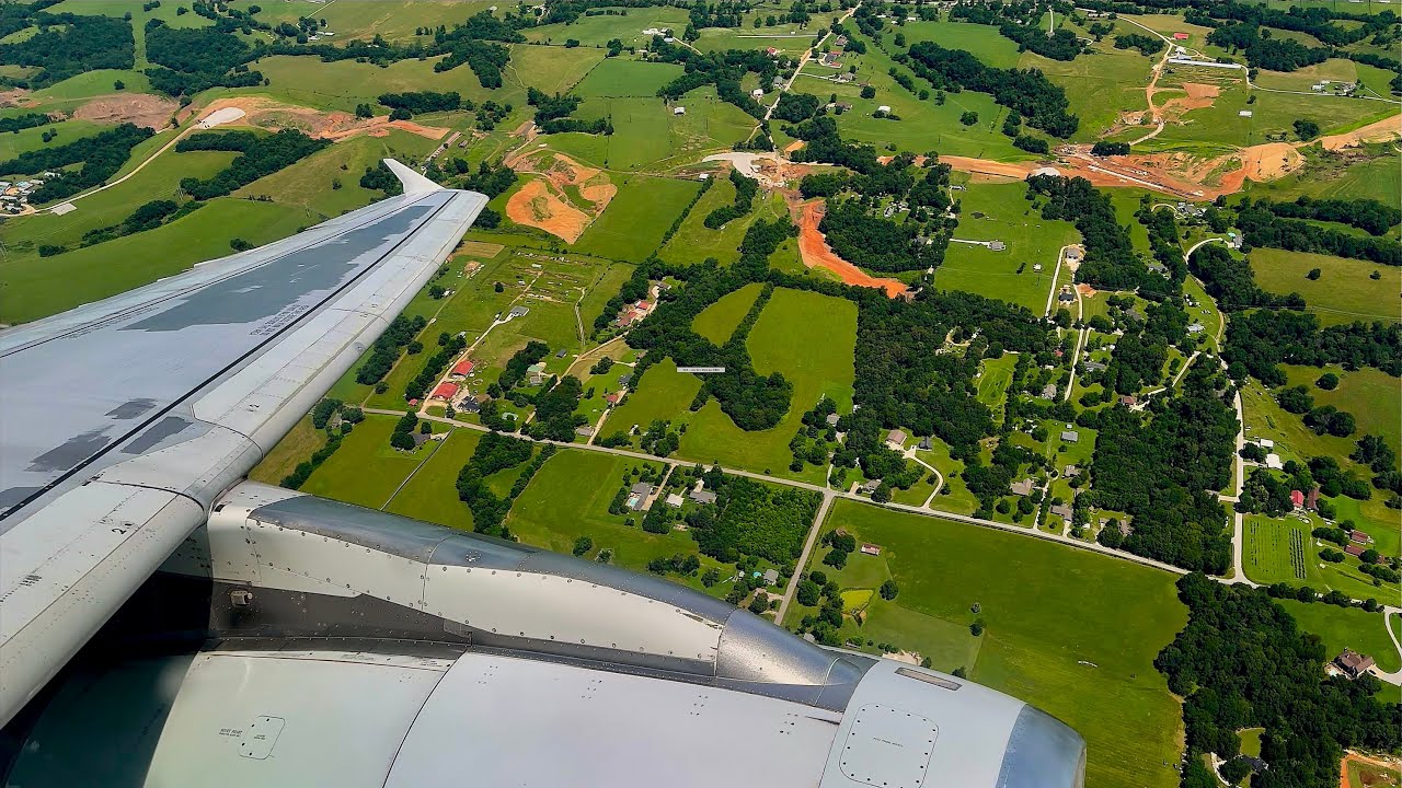 [4K] Stunning Bentonville Takeoff American Airlines Airbus A321
