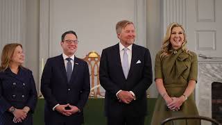 Koning Willem-Alexander En Koningin Maxima Bezoeken Philadelphia