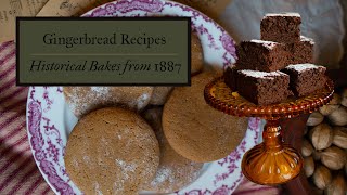 I Tried Baking Gingerbread Recipes from 1887: Cozy Historical Baking Vlog