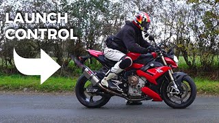 BMW S1000R: Launch Control with FULL Exhaust System