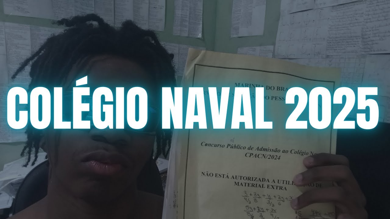 O GRANDE DIA CHEGOU - PROVA DO COLÉGIO NAVAL 2025 - YouTube