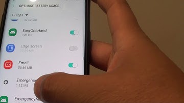 Samsung Galaxy S9 / S9+: Enable / Disable Battery Optimize Usage For Individual App