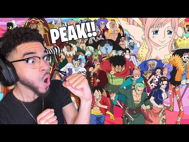 【JOIEVE】twinkle puff onepiece I REACTED TO EVERY SINGLE ONE PIECE OPENING FOR THE FIRST TIME