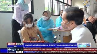 Saat Jokowi Tenangkan Anak-anak yang Takut Disuntik Vaksin Covid-19