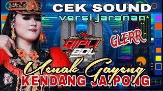 DJ CEK SOUND || STYLE KENDANG JAIPONG VERSI JARANAN BASS GLERR GAYENG POLL - ANDALAN TEAM HOREG