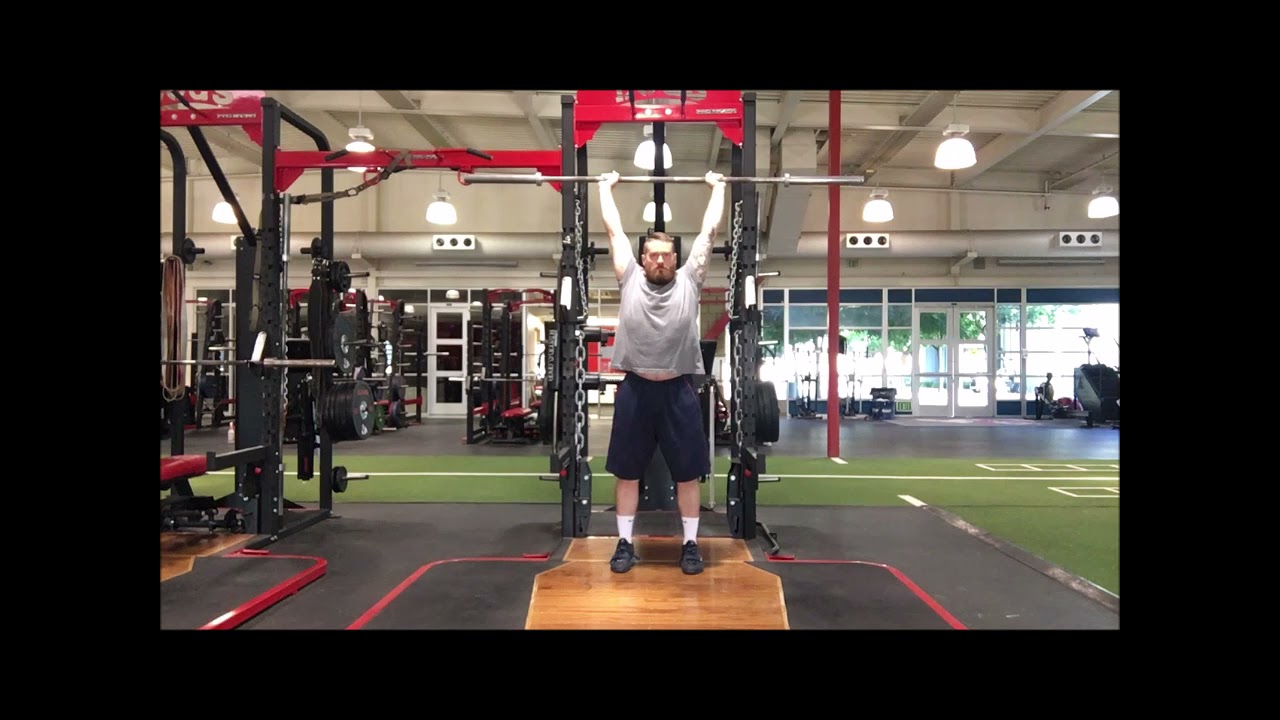 Push Press Rack Push Press - BB - Front Rack - YouTube