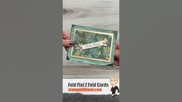 Fold Flat Z fold cards