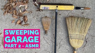 ASMR  Video #10  Sweeping with Broom Unintentional ASMR (No Talking) Part 2