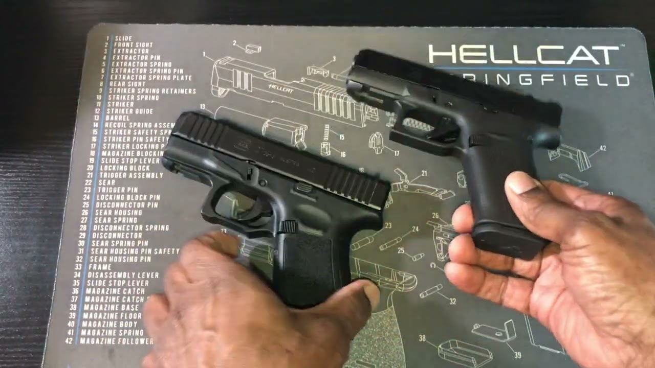 Glock 26x против Glock 43x Mos