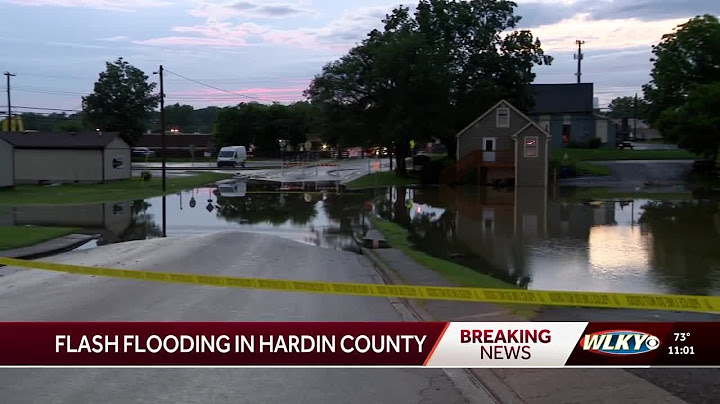Heavy rain causes flooding in Elizabethtown, shutting down some roads