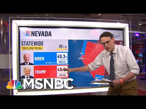 With A Few States Outstanding, Kornacki Breaks Down A Path To 270 For Biden | MSNBC