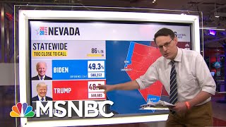 With A Few States Outstanding, Kornacki Breaks Down A Path To 270 For Biden | MSNBC