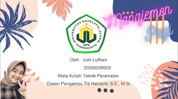 METODE PERAMALAN Single Exponential Smoothing